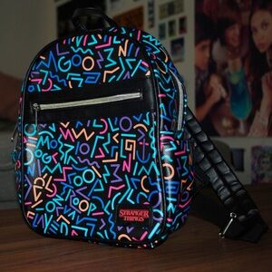 Stranger things mini backpack. NOT SOLD IN STORES ANYMORE